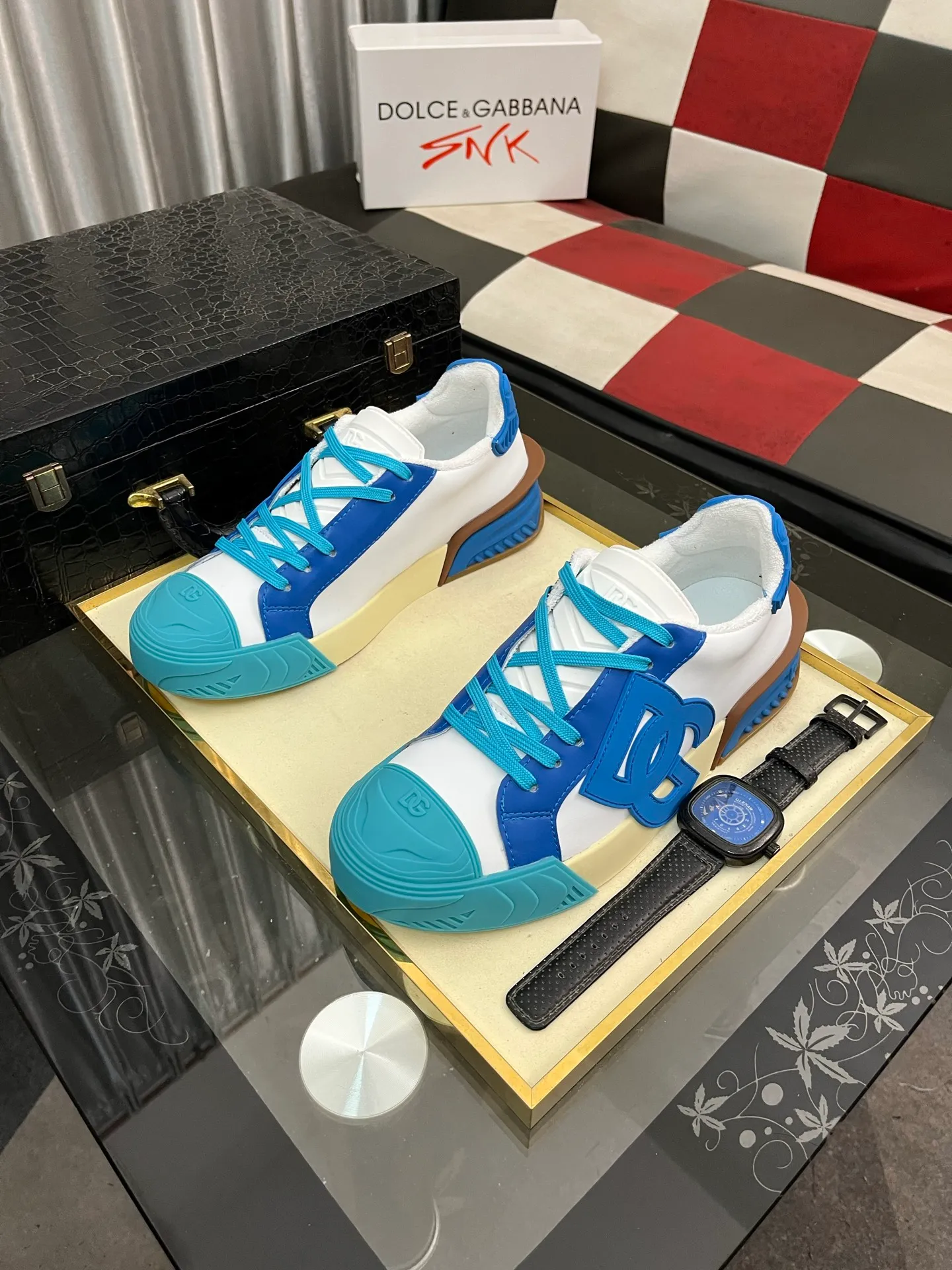 Men's shoes💰500⌚️⌚️【DG】Latest official website high-top casual, men's shoes original quality imported cowhide➕Yangli [Proud] In terms of materials and workmanship, it beats all versions on the market💕Highest quality shipments. Real photos, imported fabrics highlight the unique charm of the brand😘The shoelaces are also original custom-made👻Classic lace-up shoes are very comfortable on the feet, and the sizes are 35-462⃣️Color options